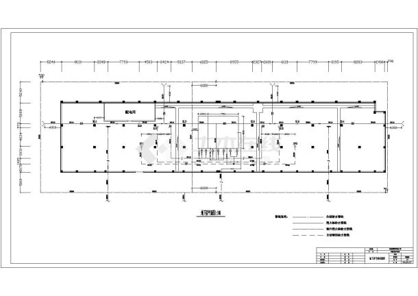 某地多层商住楼建筑给排水及消防系统设计图（全套）-图一