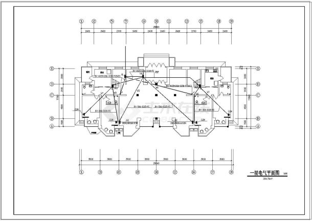 某住宅楼工程电气设计施工图（12张）-图二