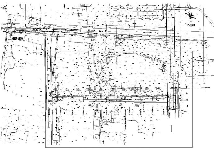 某工业园区风轮大道新建工程--排水图_图1