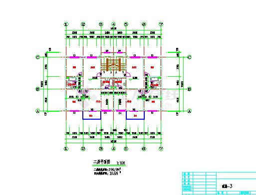 中式风格700平方米三层别墅设计全套建筑cad施工图-图二