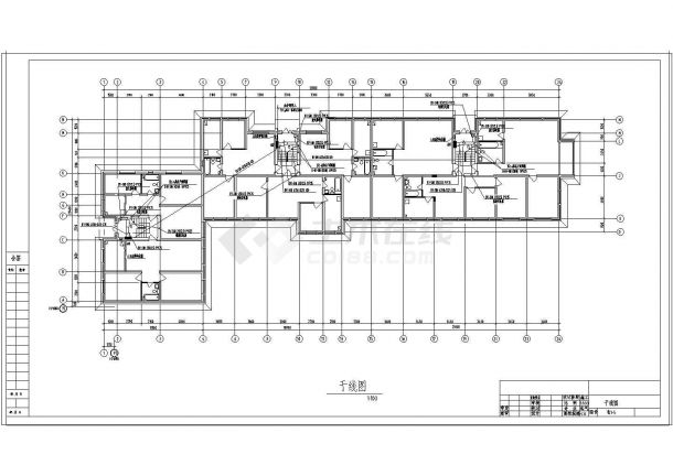 某多层住宅楼电气设计图纸（含材料表）-图一