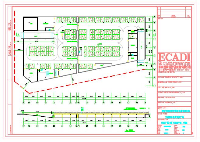 广场地下车库建筑设计CAD施工图纸_图1