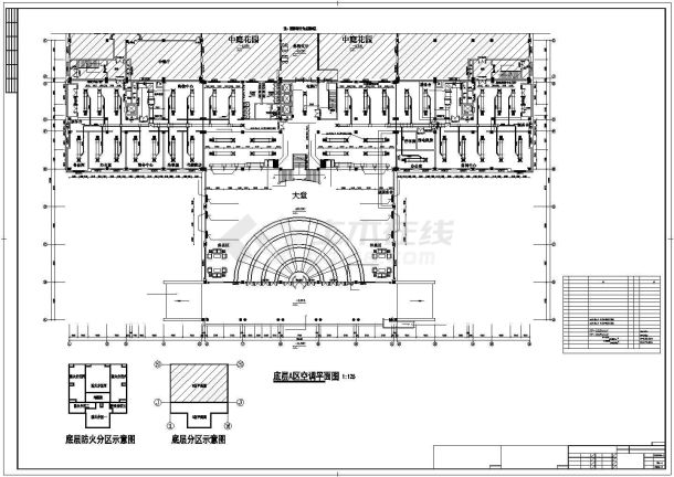 【江苏】六层酒店空调通风设计图纸-图二