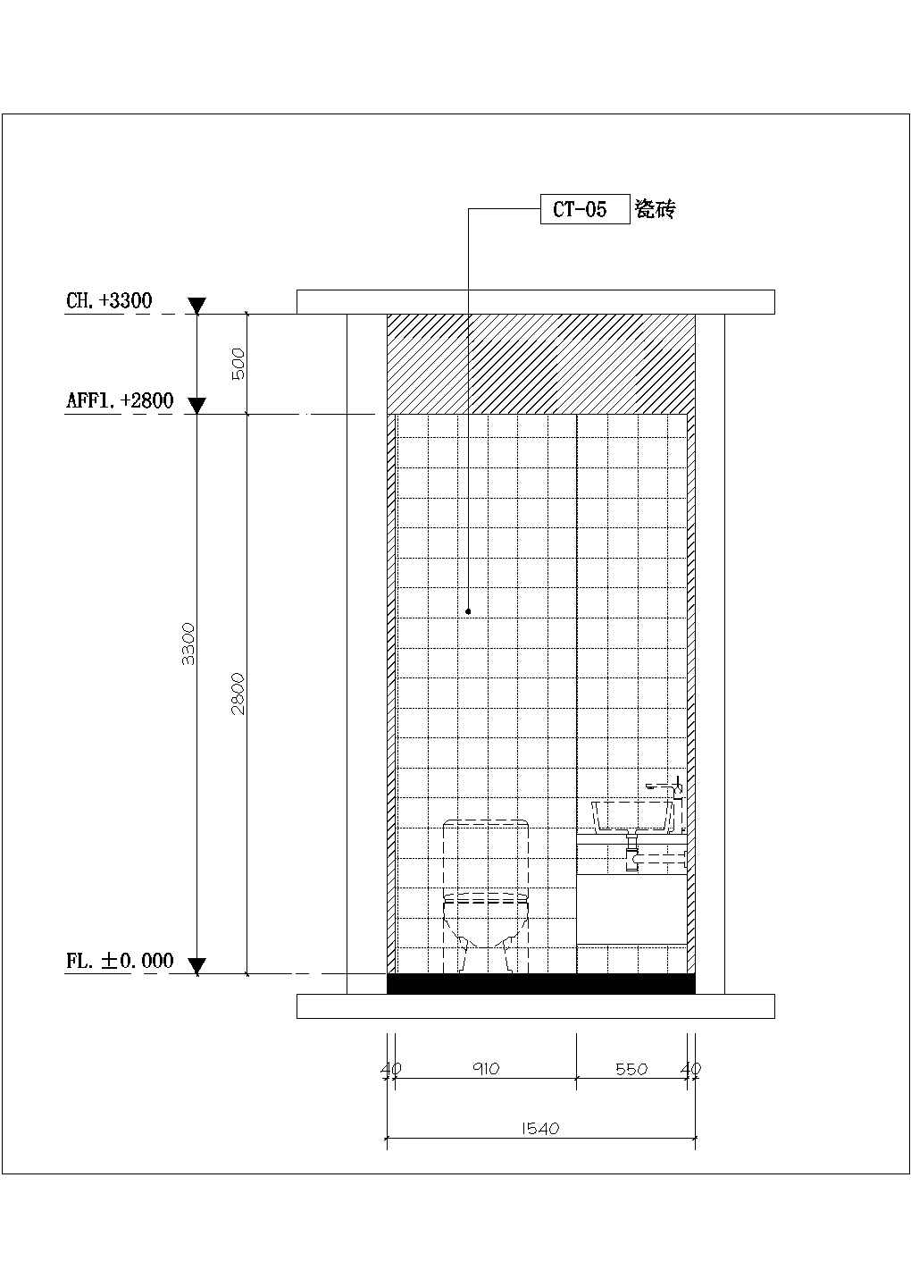 【合肥】轻奢极简主义四室两厅三卫室内装修图纸（含概念方案和材料表）