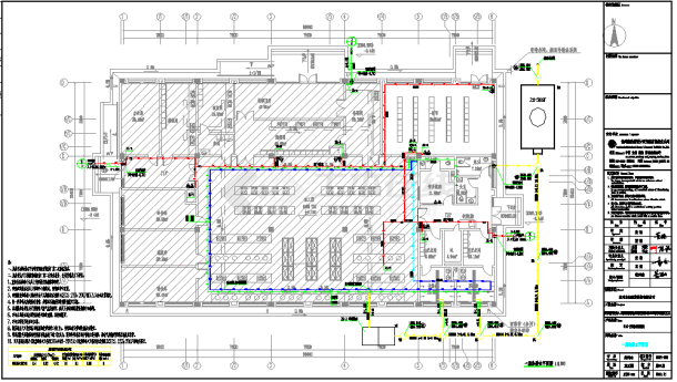 某地给排水特类所后勤保障楼最终版CAD图纸-图二