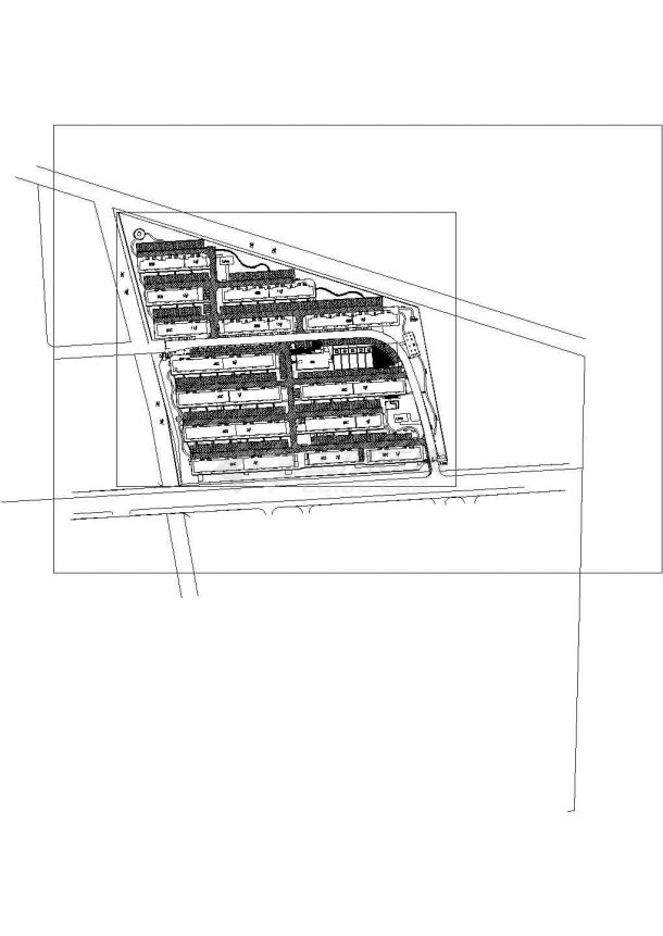 某市城市花园安置区二区室外景观工程CAD图纸-图一