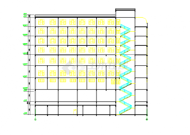最新温泉大酒店中央空调系统设计施工图纸-图一