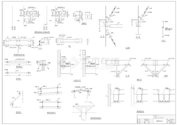 丙类单层厂房车间建筑结构设计施工图-图二