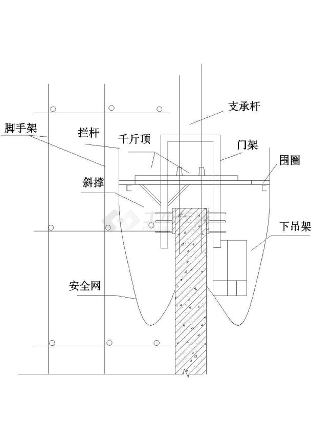 黄石滑模CAD图（内含一张CAD图）-图一