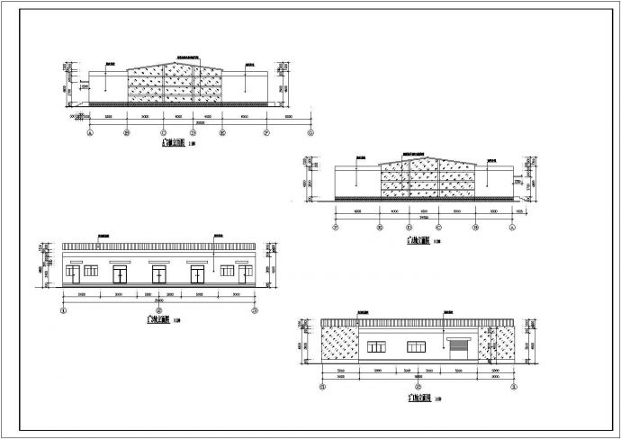 某单层剪力墙框架结构污水处理站土建、结构施工图_图1