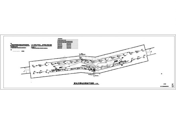 最新2600多平米大型框架结构地下车库电气设计CAD图纸_地下车库电气设计图-图一