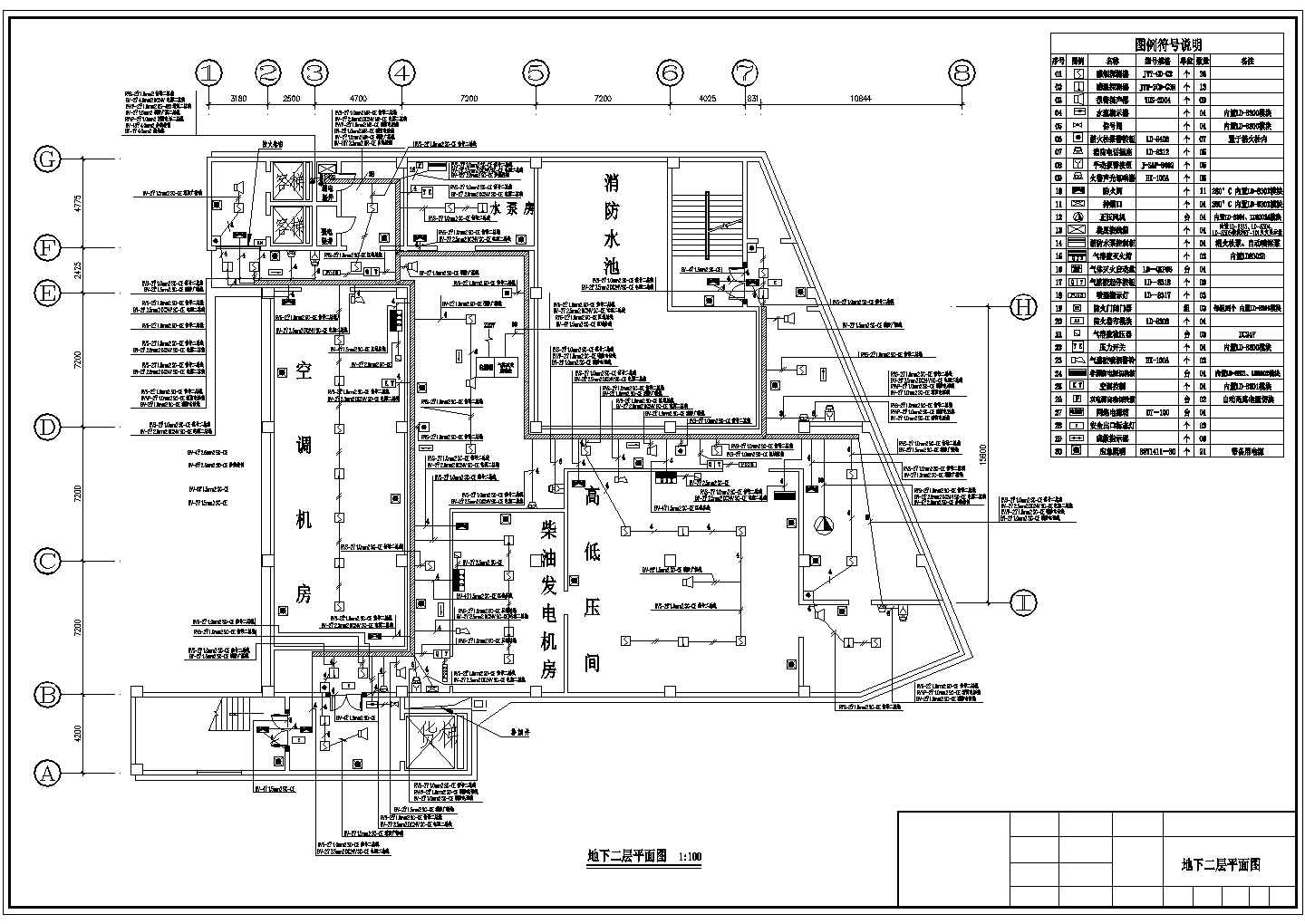 某商场电气消防全套施工图（电、水）