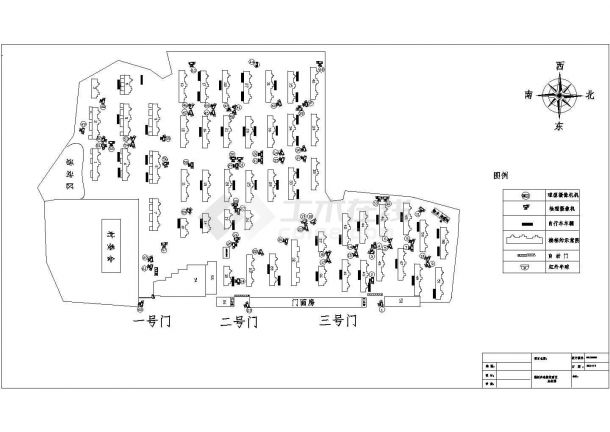 2016最受欢迎的住宅小区监控弱电图CAD设计图（布局清晰、标注齐全、精确百多个监控点）-图二