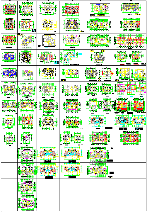 最新最全的120套住宅户型平面图（住宅户型图设计）_图1