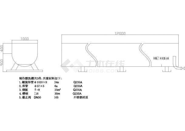 某大型钢厂150t转炉工程介质管道系统安装方案-图一