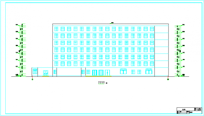 9000平米7层旅馆建筑、结构设计全套图纸【毕业设计】（含任务书，开题报告，计算书，图纸，说明）_图1