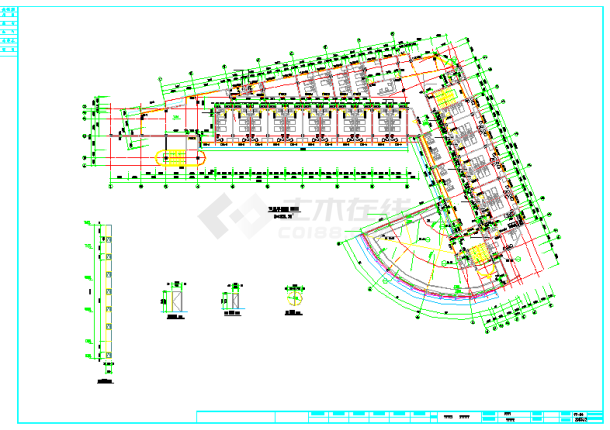 某地第二医院心理综合楼建筑设计施工图-图一