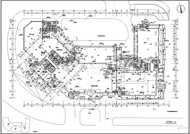 某5星级酒店全套建筑设计CAD施工图-图二