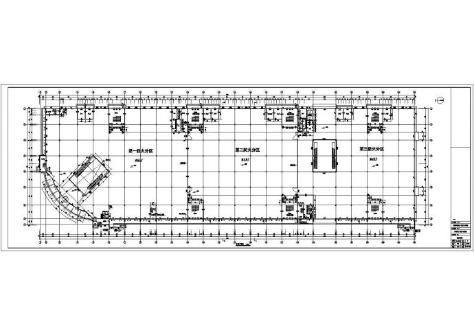 家居城3层装饰城商场商业建筑设计施工图_图1