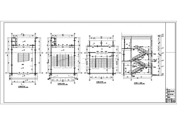 家居城3层装饰城商场商业建筑设计施工图-图二