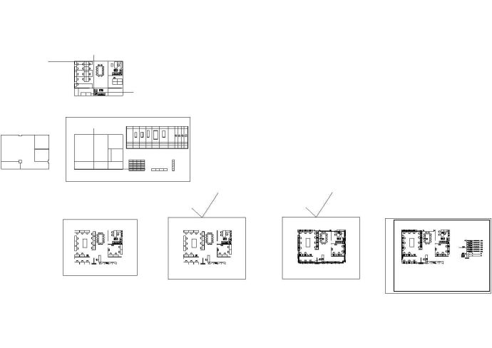 办公室布置设计方案CAD图_图1