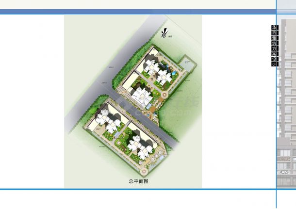 【成都】滨水住宅景观环境设计方案-图一