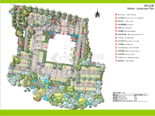 【武汉】花园式生态办公大厦景观规划设计方案-图一