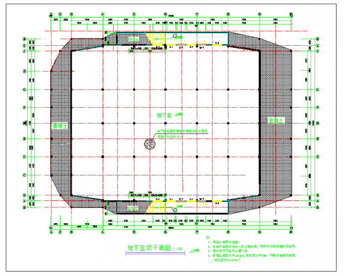 某学校篮球体育馆建筑设计施工图纸_图1