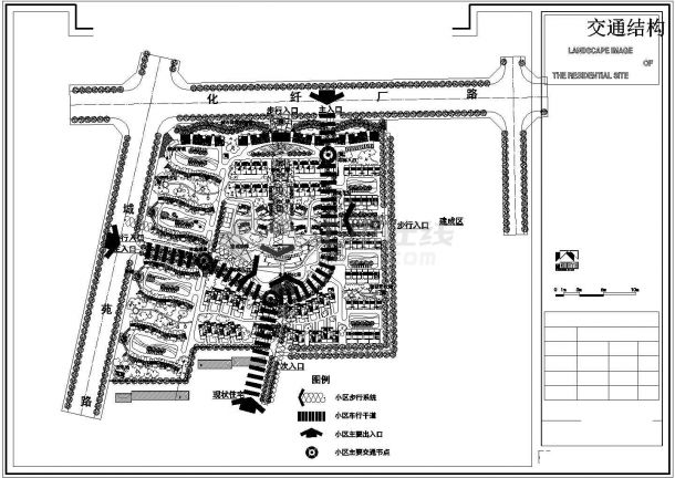 [保定]城市花园小区详细规划方案设计-图一
