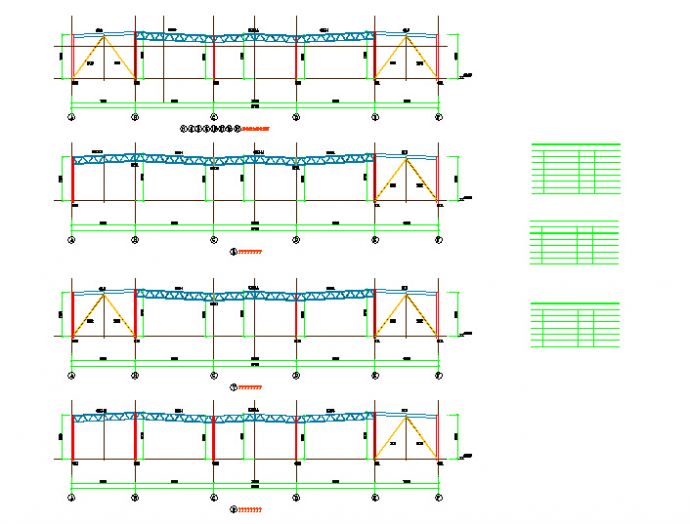 经典空间钢梁（桁）架结构非洲馆结构设计cad施工图_图1