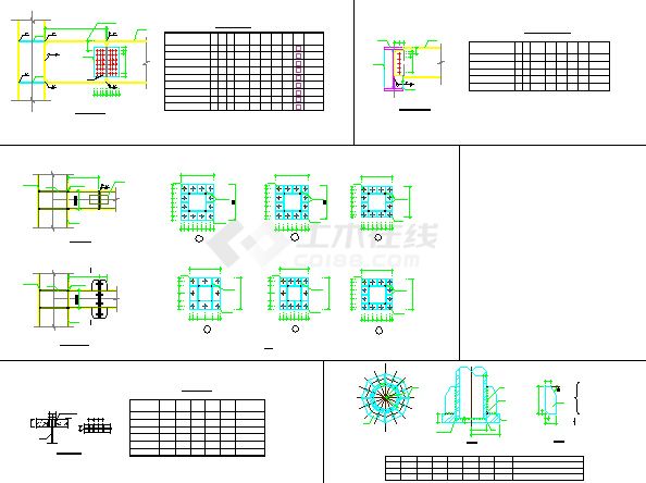 经典空间钢梁（桁）架结构非洲馆结构设计cad施工图-图二
