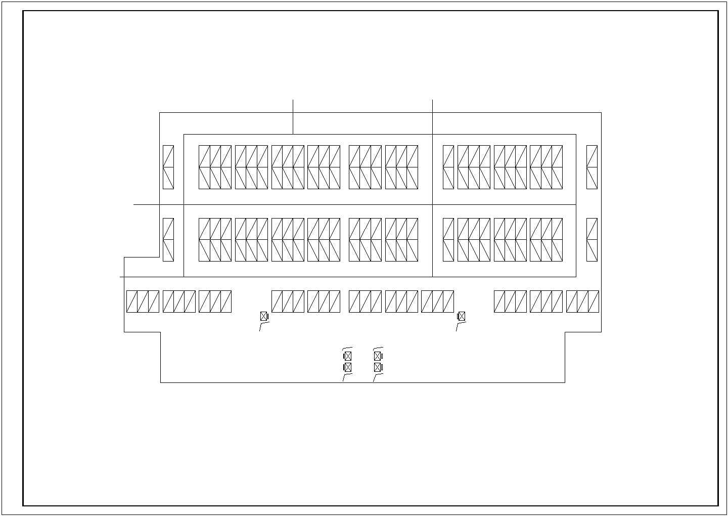 【湖南】某公安局规划及八层行政办公楼方案图