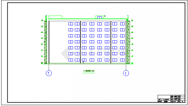 7200平米七层教学综合楼建筑、结构设计全套图（框架结构）毕业设计（计算书、任务书、封面、翻译、综述、摘要、开题报告、图纸）-图二