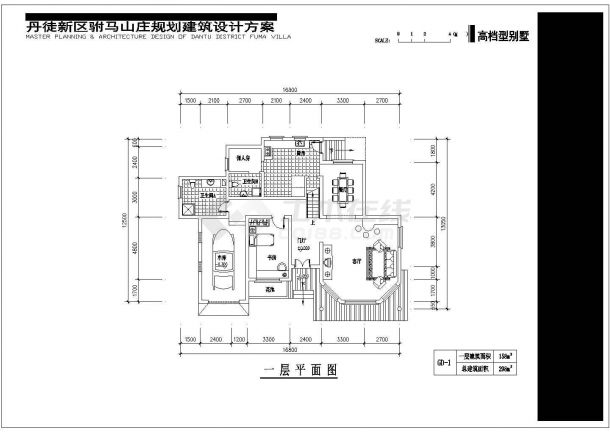 【丹徒新区】二层山庄高档别墅建筑设计方案-图二