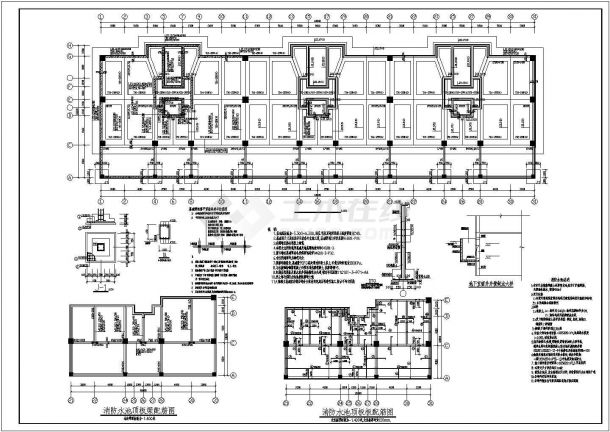 17层框剪结构住宅楼结构施工图（筏板基础）-图二