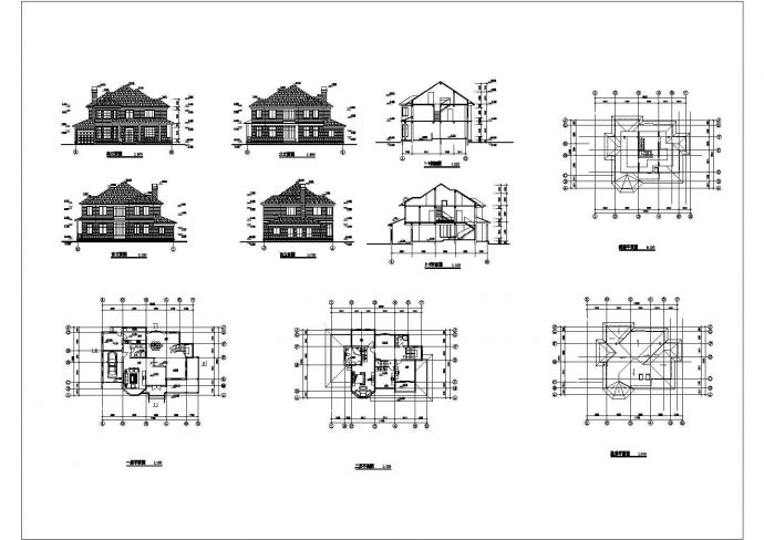 超豪华私人别墅设计方案图带效果图_图1