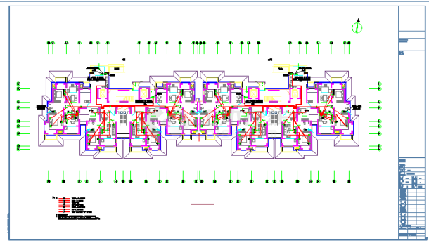 某大型高层住宅建筑群全套电气cad施工图纸（含计算书）-图二