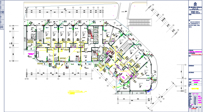 某地湖南高层住宅小区给排水施工图CAD图纸_图1