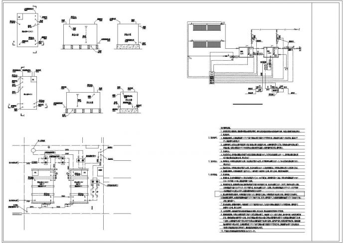 某厂区真空管太阳能设计CAD图纸_图1