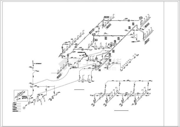 某厂区真空管太阳能设计CAD图纸-图二