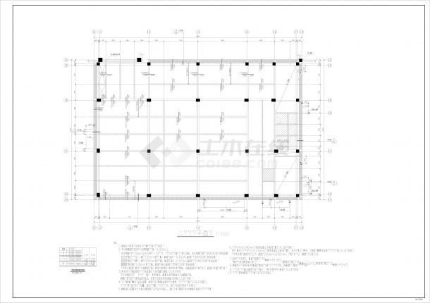 教学楼 报告楼 体艺楼 钢结构连廊 屋顶网架-结构图-图二