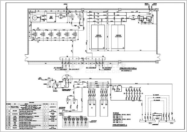 水源热泵空调机房详图CAD图纸-图一