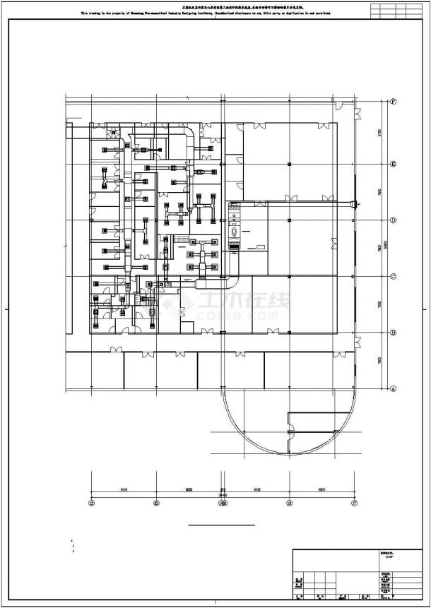 【陕西】质检研发中心空调设计施工图-图一