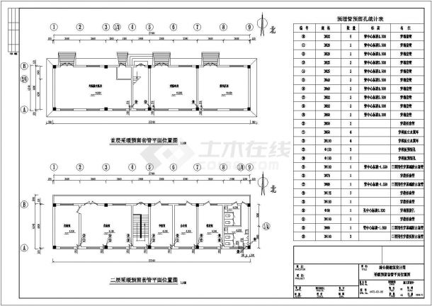 某工业废水处理项目二层综合楼建筑设计cad图（含设计说明）-图二