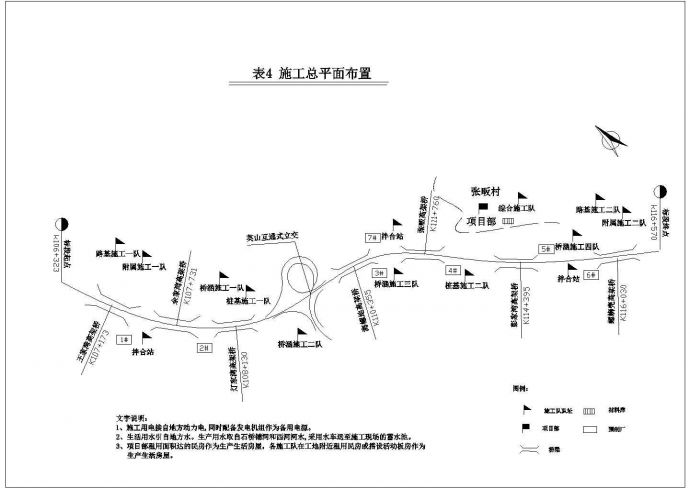 湖北省某高速公路(实施)施工组织设计_图1