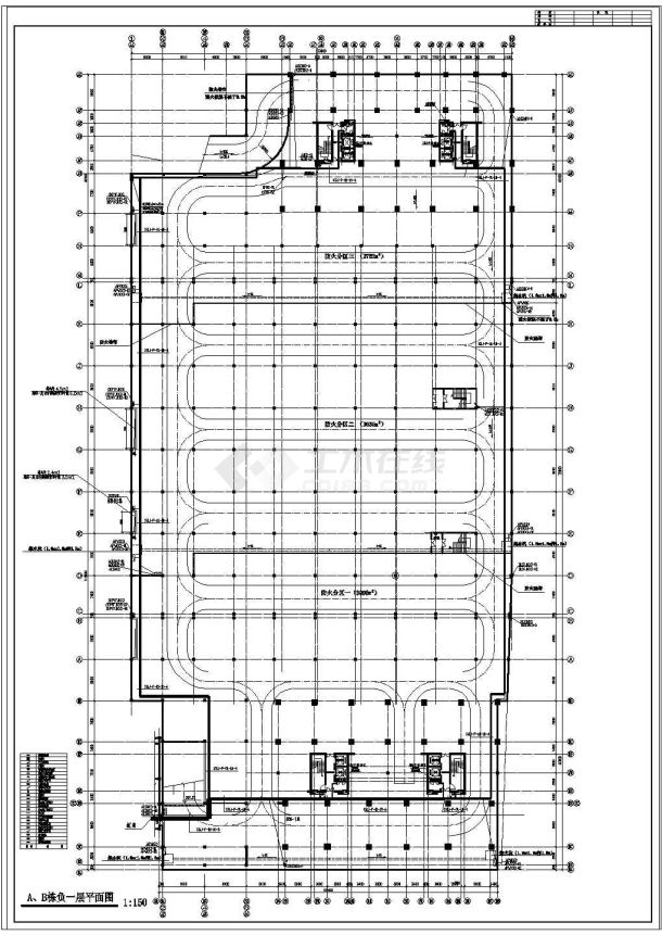 某新建小区高层住宅楼电气设计平面图-图二