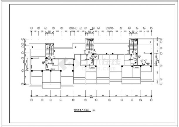 高层住宅楼电气设计施工图（含设计说明）-图二