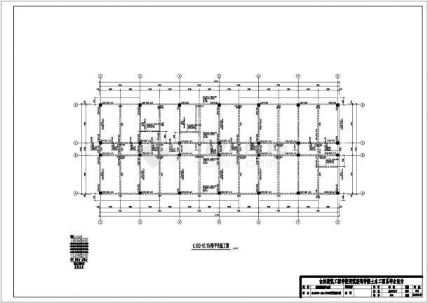6248平7层公寓楼建筑结构全套设计cad施工图（含计算书、施工组织设计、施工平面布置图）-图二
