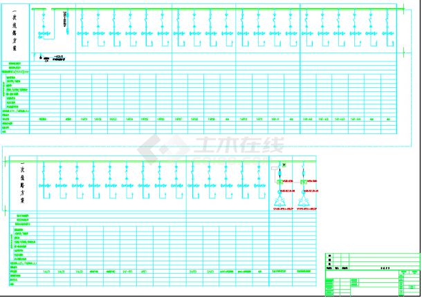 橡胶公司5400平单层钢结构厂房电气施工图（含电气外网施工图、电气总图）-图二