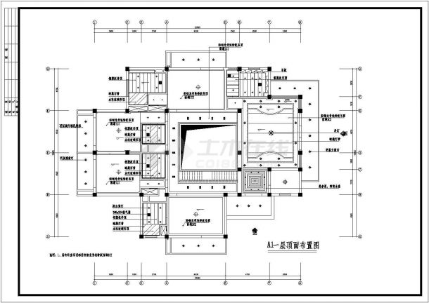 某独栋别墅平面、门窗等施工全套图集-图一